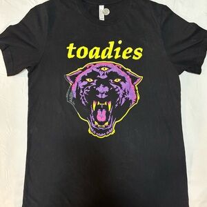 Toadies Black and Purple T-Shirt L